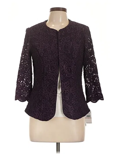 Pre-owned Alex Evenings Blazer Jacket In Purple