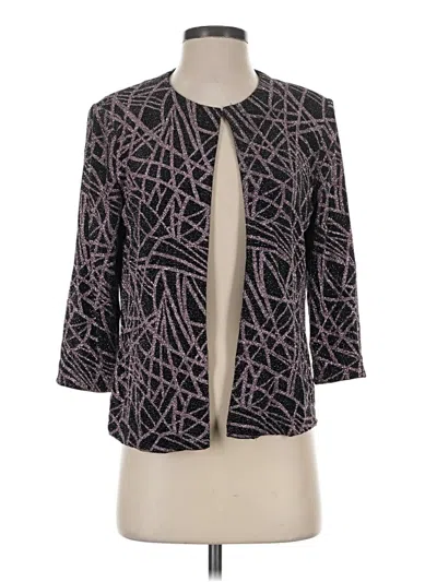 Pre-owned Alex Evenings Blazer Jacket In Purple