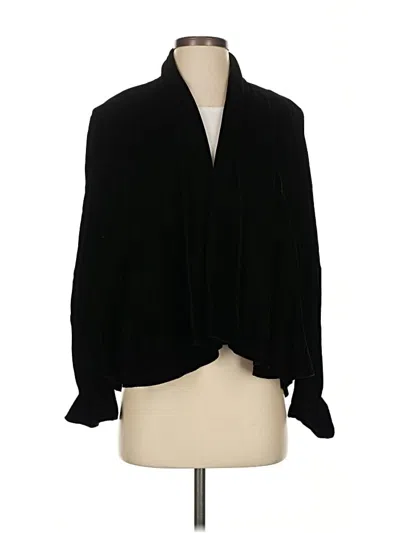 Pre-owned Alex Evenings Cardigan Sweater In Black