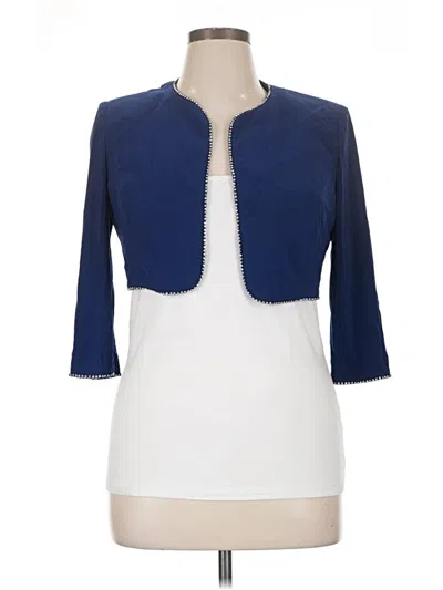 Pre-owned Alex Evenings Cardigan Sweater In Blue
