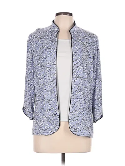 Pre-owned Alex Evenings Cardigan Sweater In Blue