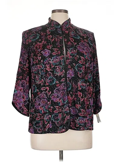 Alex Evenings Cardigan Sweater In Black