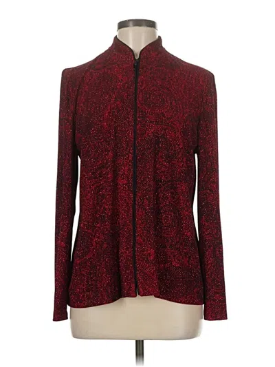 Pre-owned Alex Evenings Cardigan Sweater In Red