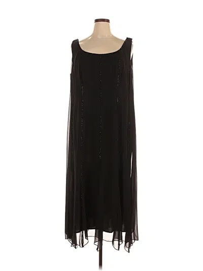 Pre-owned Alex Evenings Casual Dress In Black