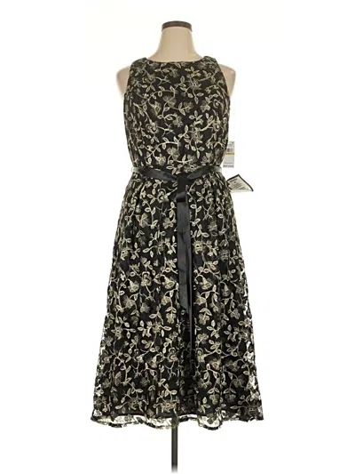 Pre-owned Alex Evenings Casual Dress In Black