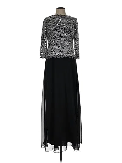 Pre-owned Alex Evenings Casual Dress In Black