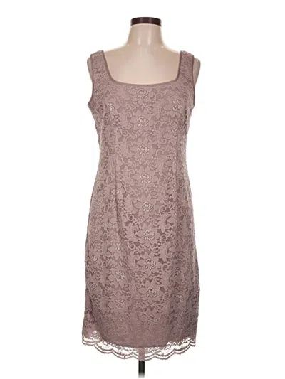 Pre-owned Alex Evenings Casual Dress In Brown