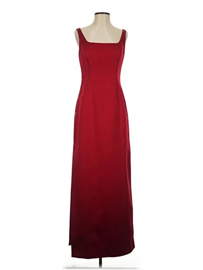Pre-owned Alex Evenings Casual Dress In Burgundy