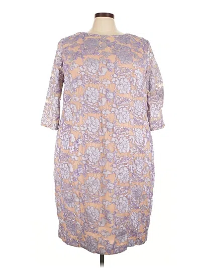 Pre-owned Alex Evenings Casual Dress In Gray