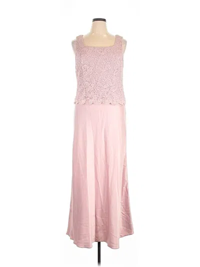 Pre-owned Alex Evenings Casual Dress In Pink