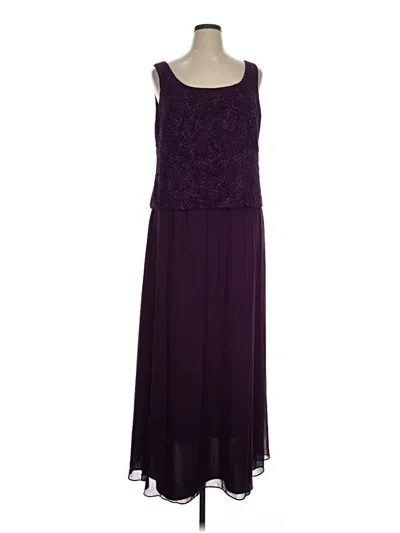 Pre-owned Alex Evenings Casual Dress In Purple