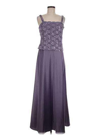 Pre-owned Alex Evenings Casual Dress In Purple