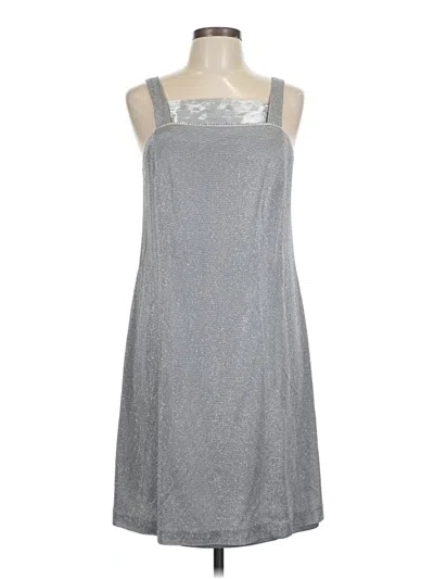 Pre-owned Alex Evenings Casual Dress In Silver