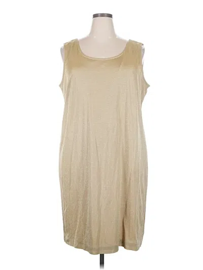 Pre-owned Alex Evenings Casual Dress In Tan