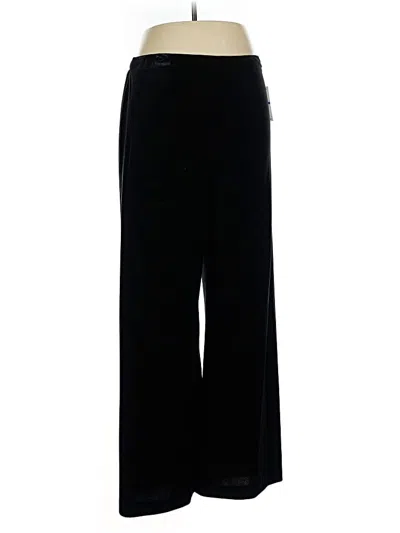 Pre-owned Alex Evenings Casual Pants In Black