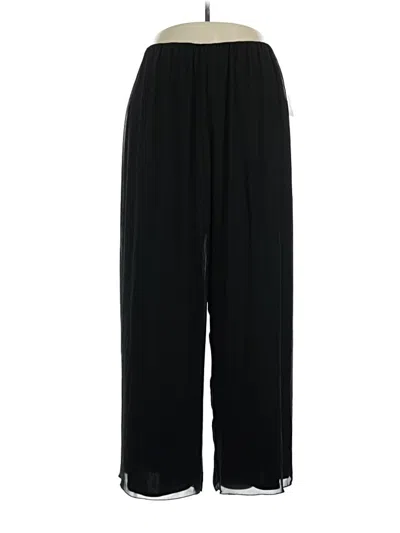 Pre-owned Alex Evenings Casual Pants In Black