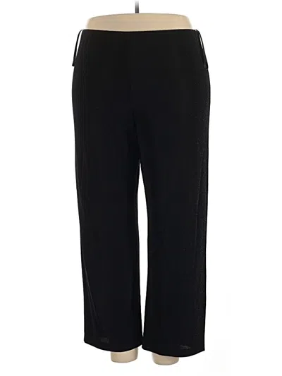 Pre-owned Alex Evenings Casual Pants In Black