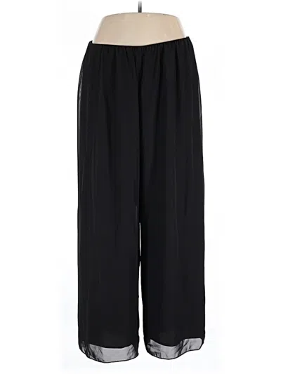 Pre-owned Alex Evenings Casual Pants In Black