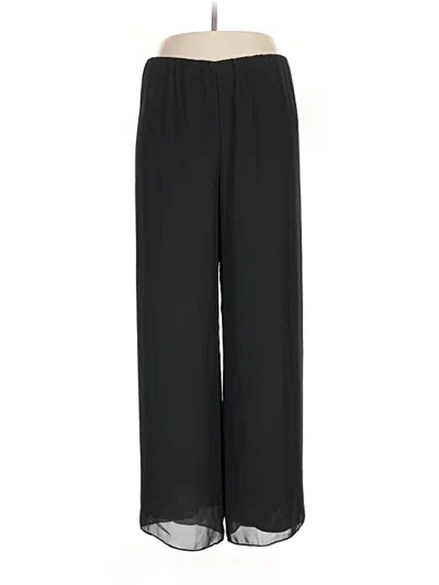 Pre-owned Alex Evenings Casual Pants In Black