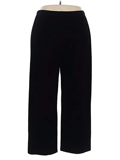 Pre-owned Alex Evenings Casual Pants In Black