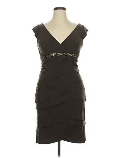 Pre-owned Alex Evenings Cocktail Dress In Black