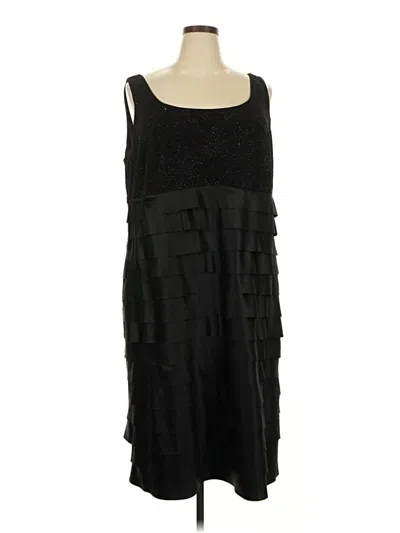 Pre-owned Alex Evenings Cocktail Dress In Black
