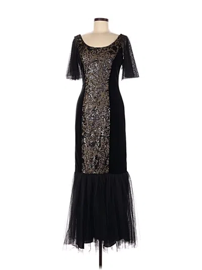 Pre-owned Alex Evenings Cocktail Dress In Black