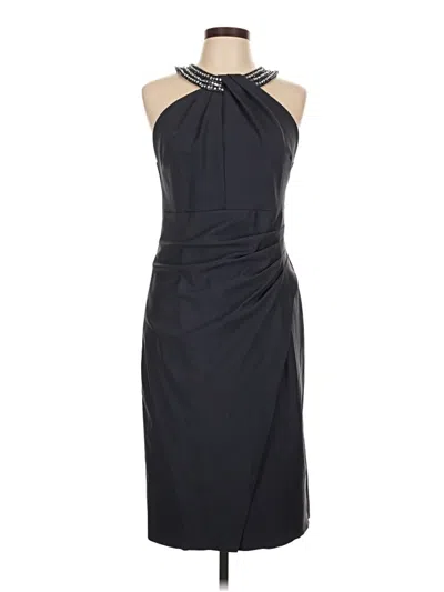 Pre-owned Alex Evenings Cocktail Dress In Black