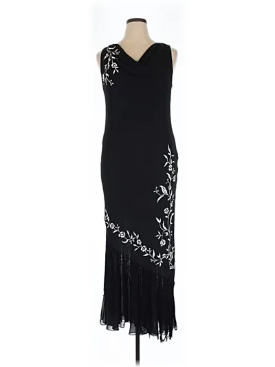 Pre-owned Alex Evenings Cocktail Dress In Black