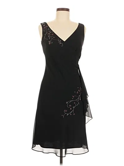 Pre-owned Alex Evenings Cocktail Dress In Black