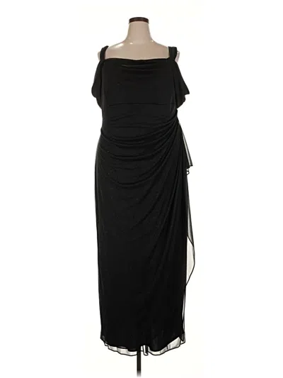 Pre-owned Alex Evenings Cocktail Dress In Black