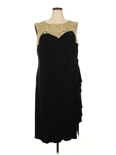Pre-owned Alex Evenings Cocktail Dress In Black