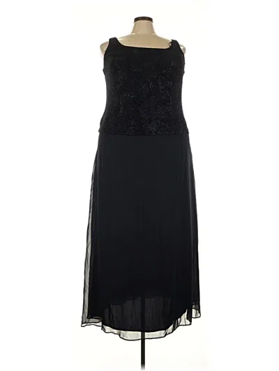 Pre-owned Alex Evenings Cocktail Dress In Black