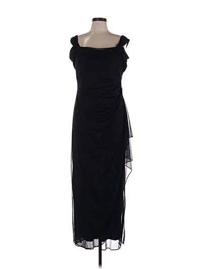 Pre-owned Alex Evenings Cocktail Dress In Black