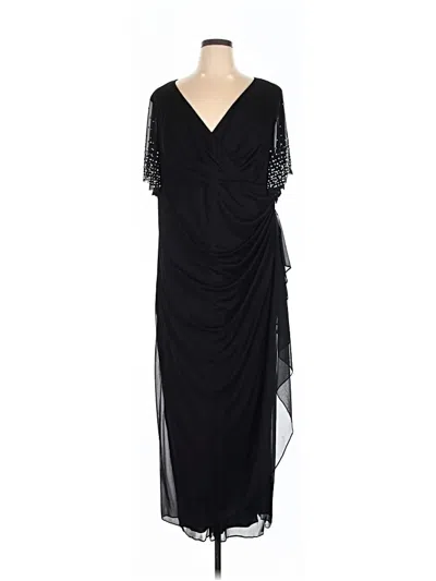 Pre-owned Alex Evenings Cocktail Dress In Black