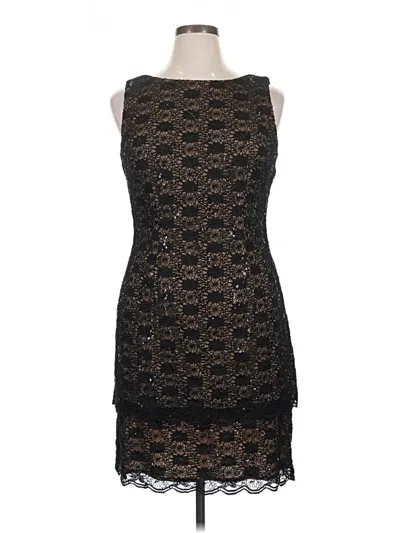 Pre-owned Alex Evenings Cocktail Dress In Black