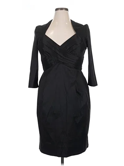 Pre-owned Alex Evenings Cocktail Dress In Black