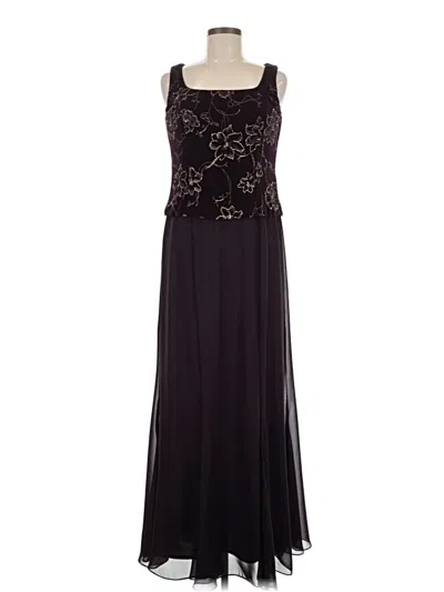 Pre-owned Alex Evenings Cocktail Dress In Black