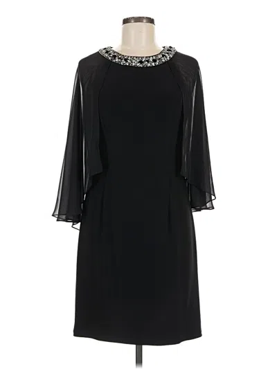 Pre-owned Alex Evenings Cocktail Dress In Black