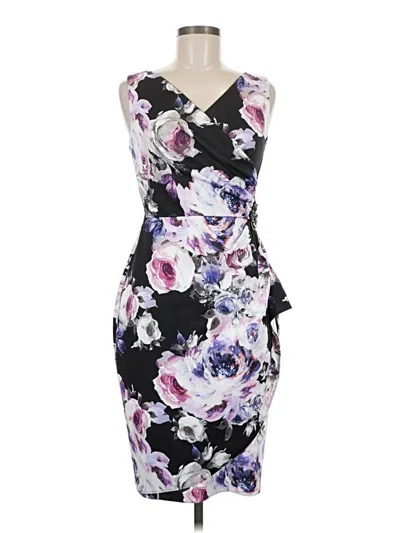 Pre-owned Alex Evenings Cocktail Dress In Black
