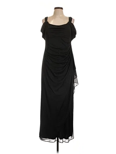 Pre-owned Alex Evenings Cocktail Dress In Black