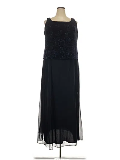 Pre-owned Alex Evenings Cocktail Dress In Black