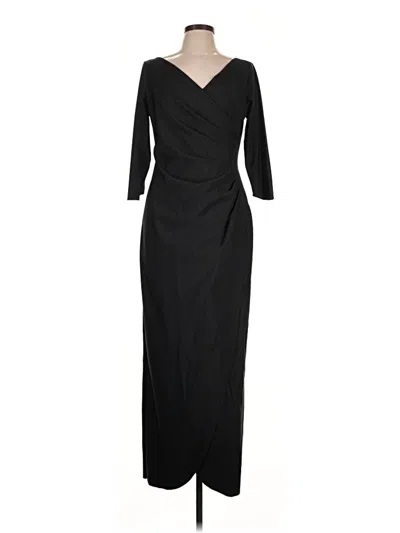 Pre-owned Alex Evenings Cocktail Dress In Black