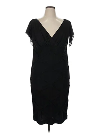 Pre-owned Alex Evenings Cocktail Dress In Black