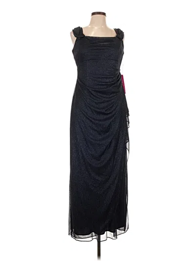 Pre-owned Alex Evenings Cocktail Dress In Black