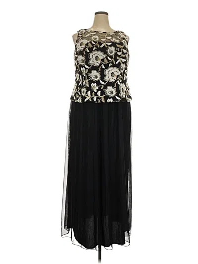Pre-owned Alex Evenings Cocktail Dress In Black