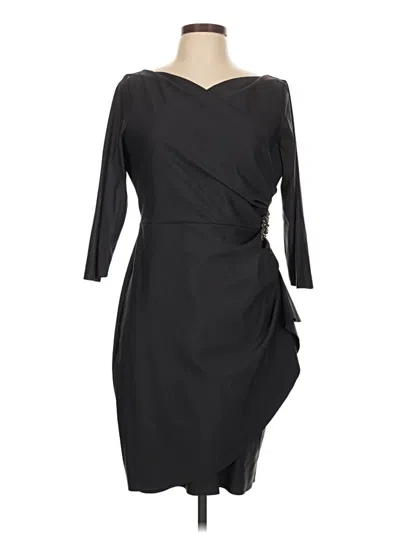 Pre-owned Alex Evenings Cocktail Dress In Black
