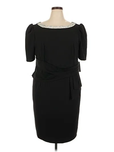 Pre-owned Alex Evenings Cocktail Dress In Black