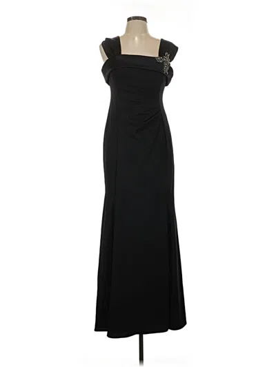 Pre-owned Alex Evenings Cocktail Dress In Black