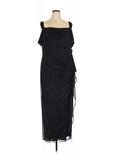 Pre-owned Alex Evenings Cocktail Dress In Black